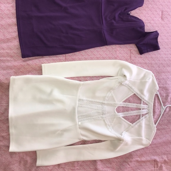 🌟Tobi White&Sequins dress size small🕊🤍🪩 - Picture 6 of 7